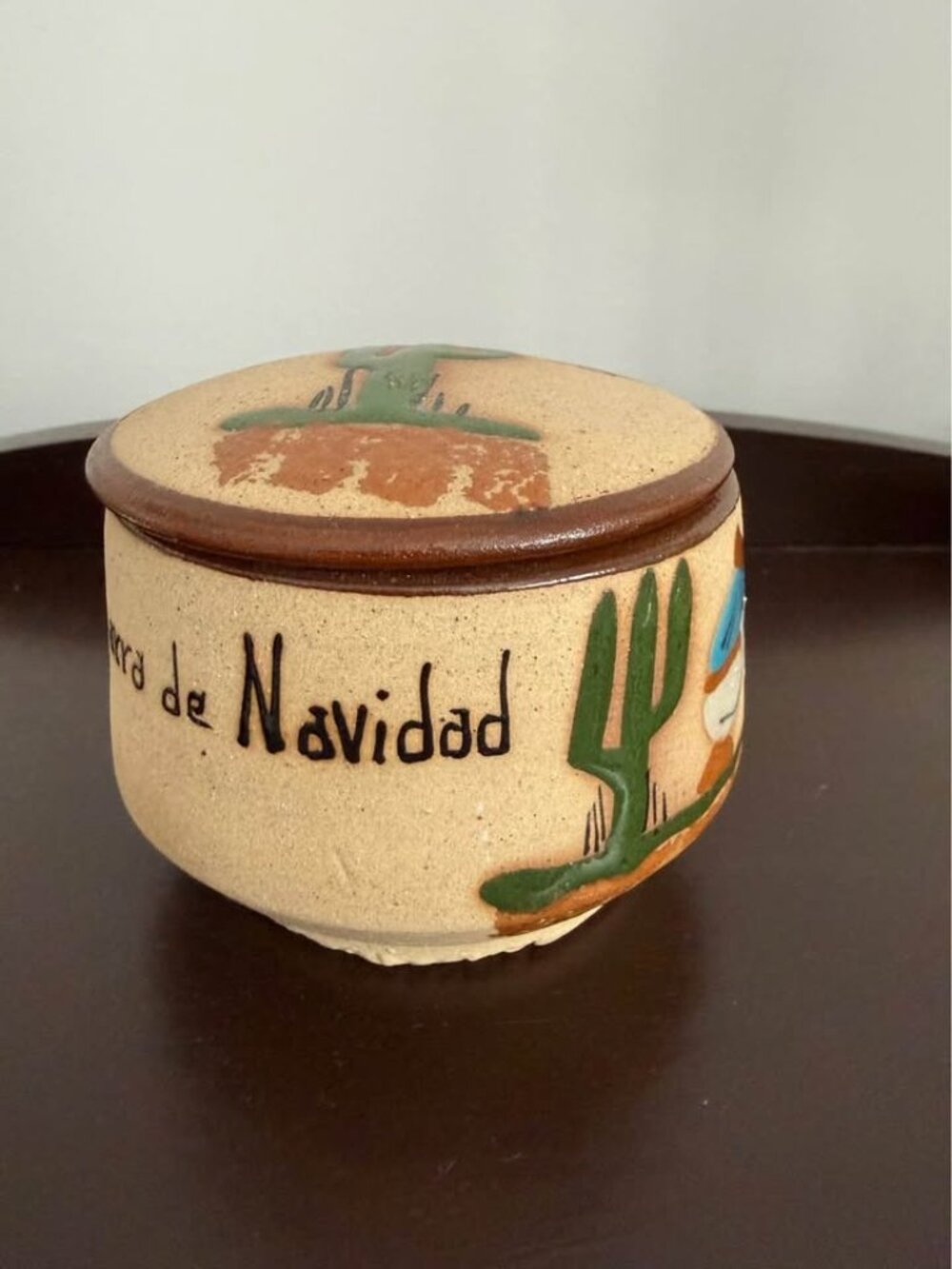 Mexico Pottery Trinket Dish Desert Decor 3.5”